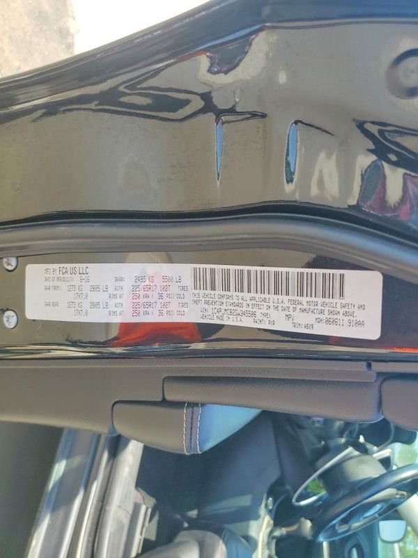 2016 JEEP CHEROKEE Latitude/Longitude/North