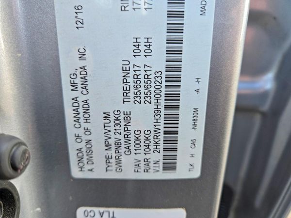 2017 HONDA CRV LX