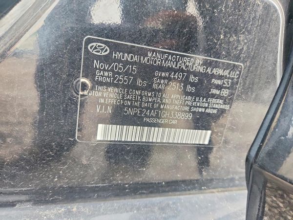 2016 HYUNDAI SONATA
