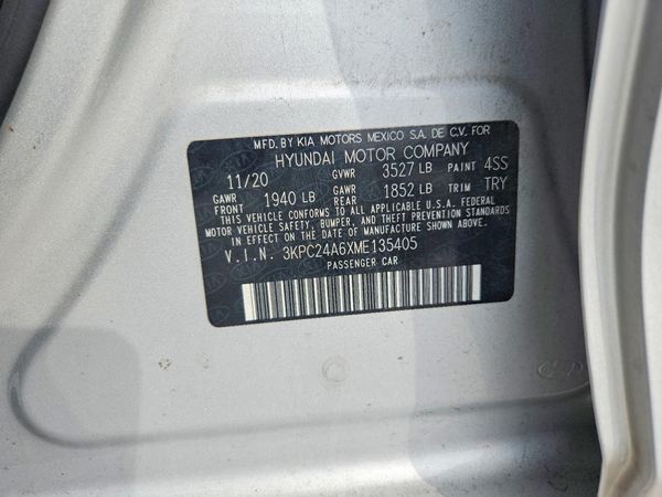2021 HYUNDAI ACCENT