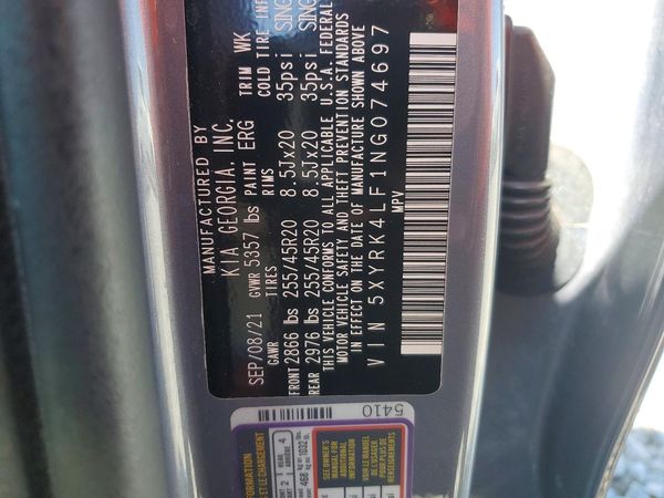 2022 KIA SORENTO