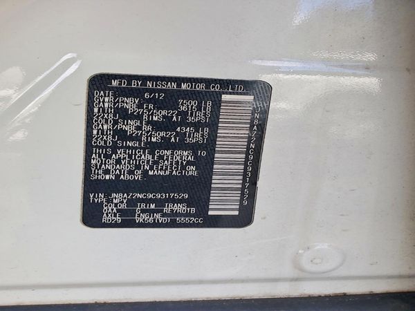 2012 INFINITI QX56 BASE