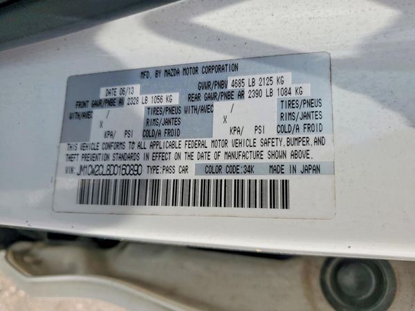 2013 MAZDA 5 Touring/GS