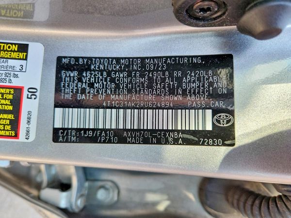 2024 TOYOTA CAMRY LE