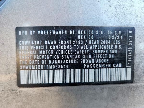 2024 VOLKSWAGEN JETTA