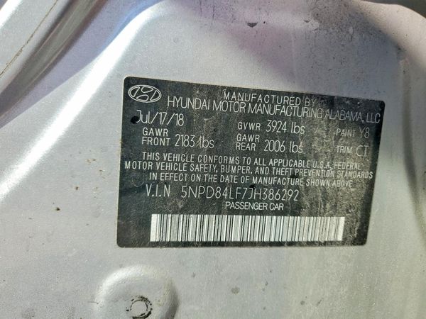 2018 HYUNDAI ELANTRA