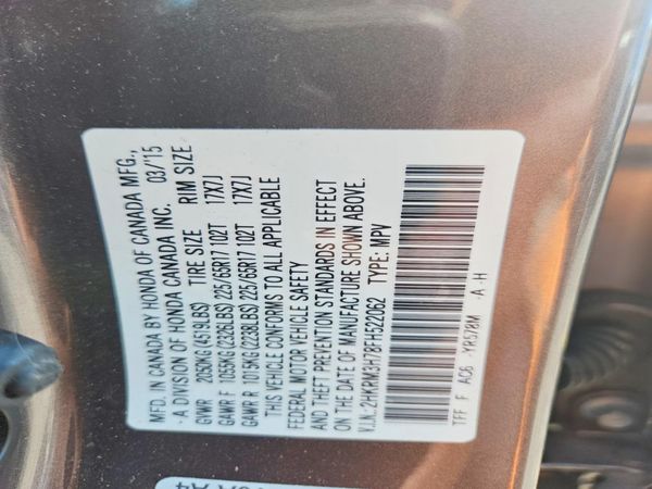 2015 HONDA CRV EX-L