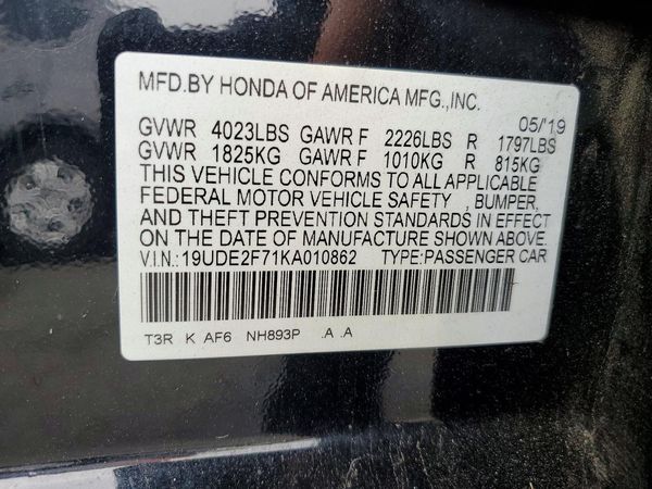 2019 ACURA ILX
