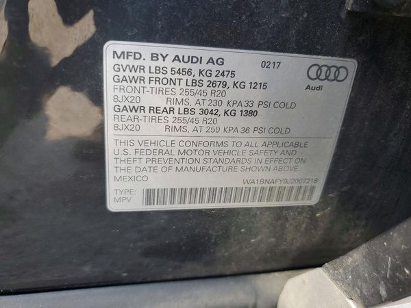 2018 AUDI Q5