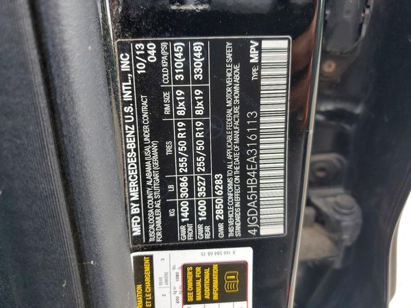 2014 MERCEDES-BENZ ML