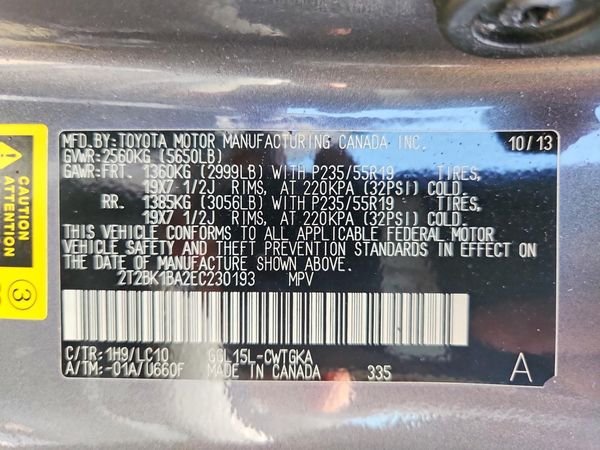 2014 LEXUS RX 350
