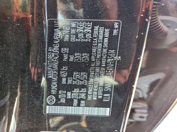 2022 HYUNDAI TUCSON SEL Convenience Pkg