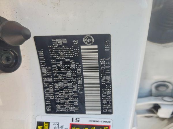 2018 TOYOTA CAMRY L/LE/SE/XLE