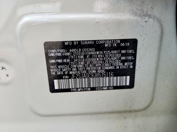 2018 SUBARU FORESTER Premium+ES
