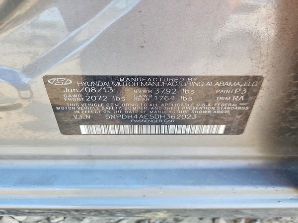 2013 HYUNDAI ELANTRA