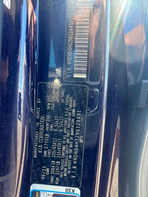 2022 KIA CARNIVAL LX, LX Seat Package
