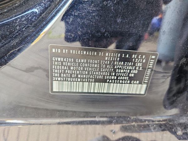2019 VOLKSWAGEN JETTA
