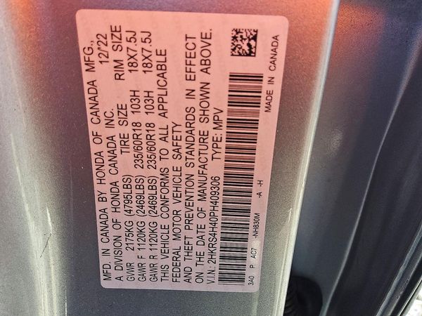 2023 HONDA CR-V EX