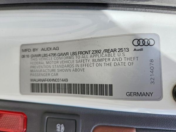 2017 AUDI A4 quattro Premium
