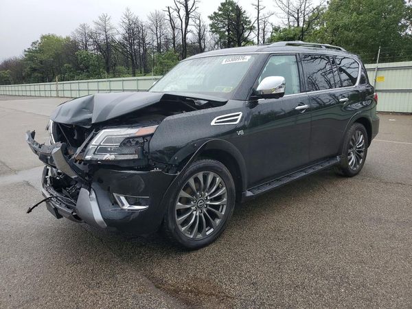 2022 NISSAN ARMADA PLATINUM-CP — Front 3/4