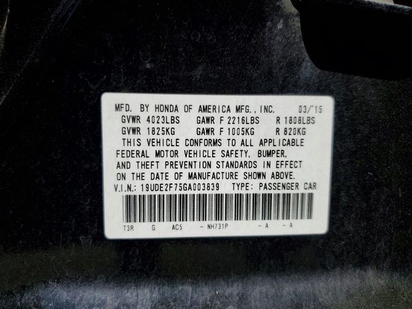 2016 ACURA ILX Premium/Tech