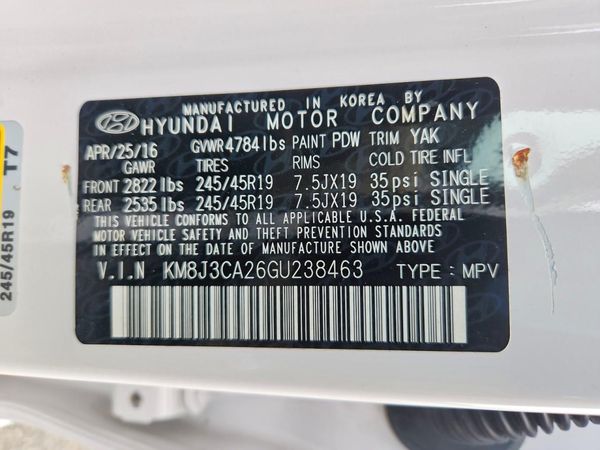 2016 HYUNDAI TUCSON