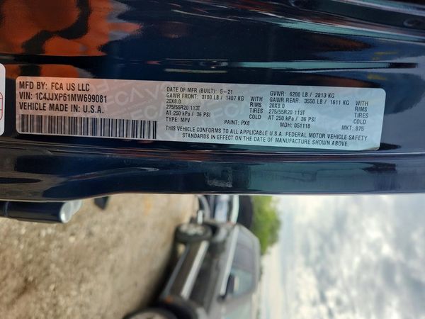 2021 JEEP WRANGLER UNLIMITED Unlimited Sahara 4XE