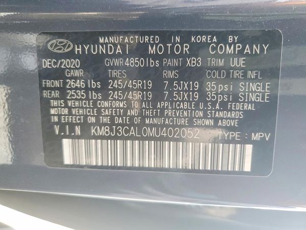 2021 HYUNDAI TUCSON