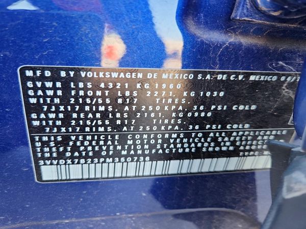 2023 VOLKSWAGEN TAOS S w/ IQ.DRIVE Pkg.