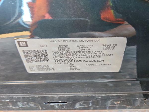 2019 CHEVROLET TRAVERSE