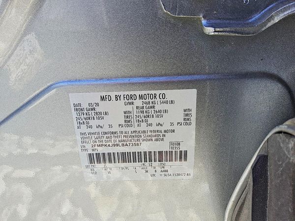 2020 FORD EDGE SEL