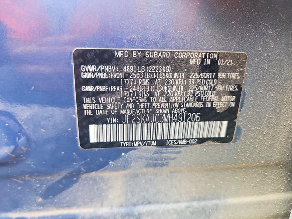 2021 SUBARU FORESTER Premium