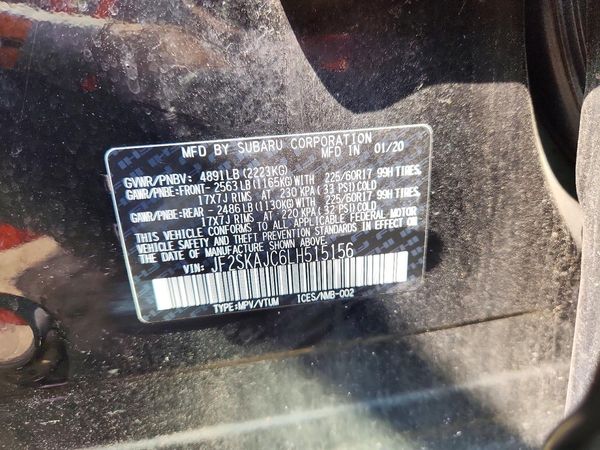 2020 SUBARU FORESTER