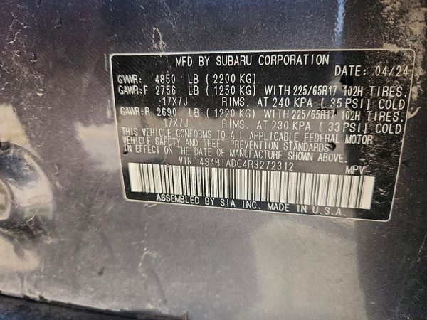 2024 SUBARU OUTBACK