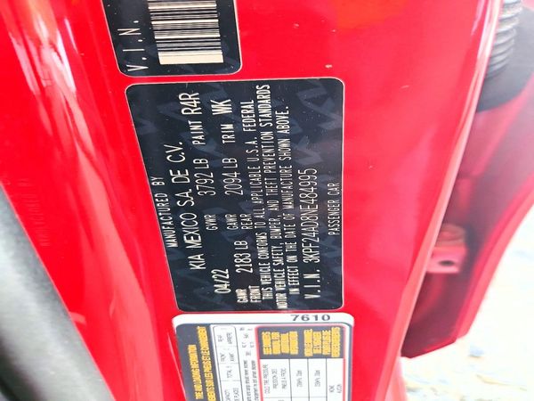 2022 KIA FORTE