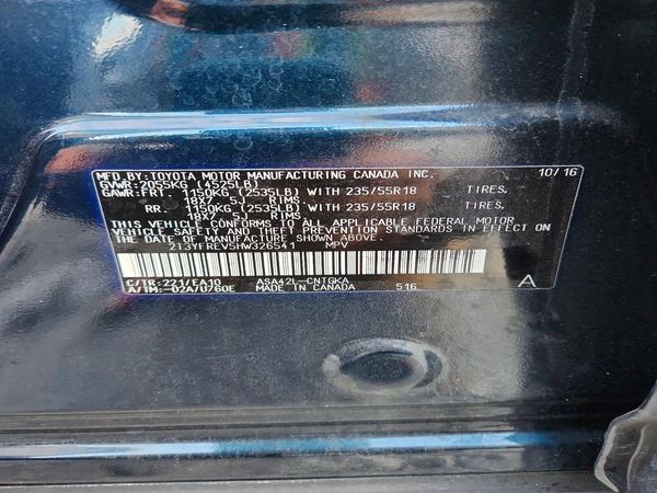 2017 TOYOTA RAV4 Ltd/Platinum