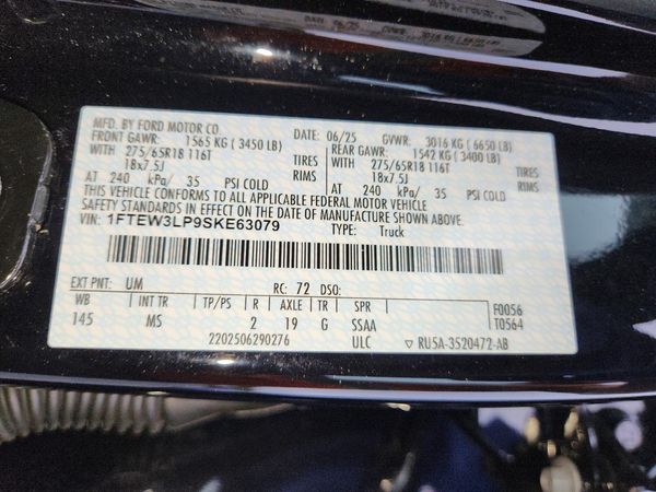 2025 FORD F150 XLT