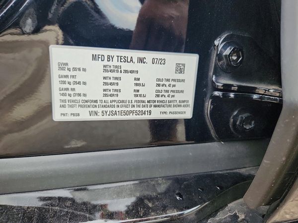 2023 TESLA MODEL S