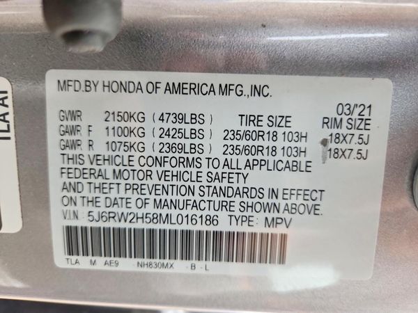 2021 HONDA CR-V EX