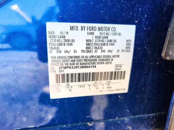 2018 FORD EDGE