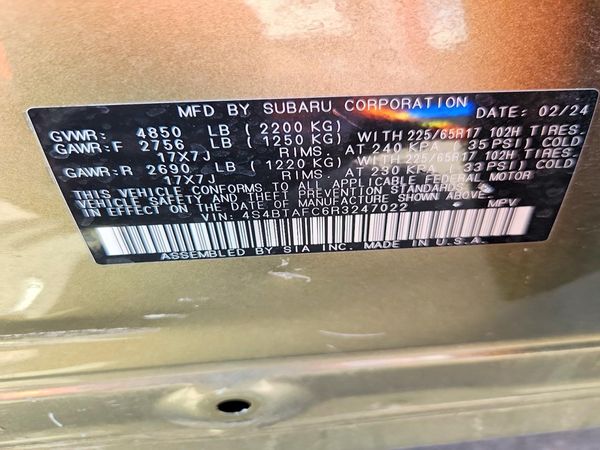 2024 SUBARU OUTBACK