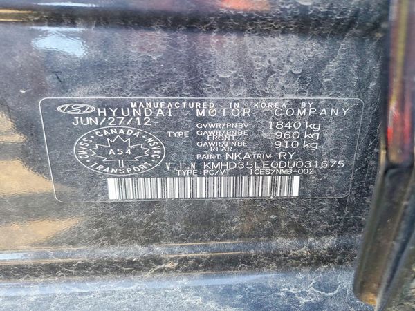 2013 HYUNDAI ELANTRA
