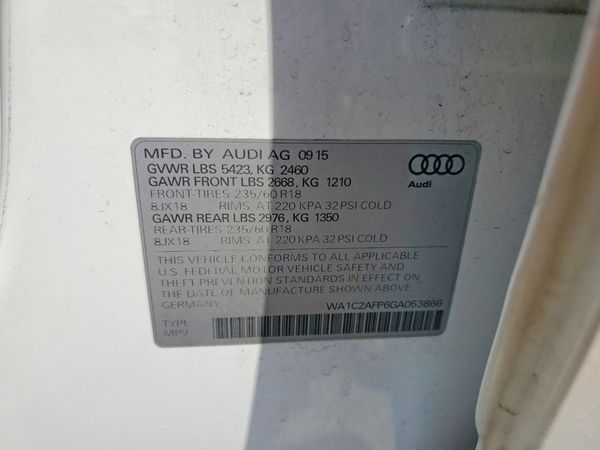 2016 AUDI Q5