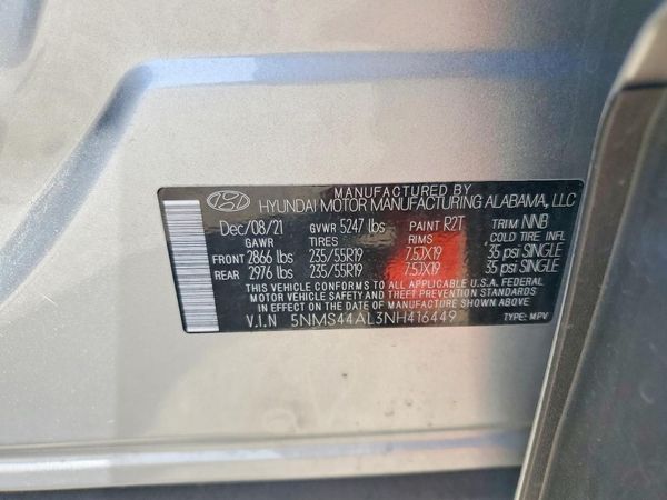 2022 HYUNDAI SANTA FE Limited