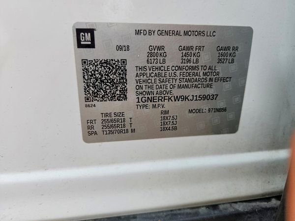 2019 CHEVROLET TRAVERSE LS