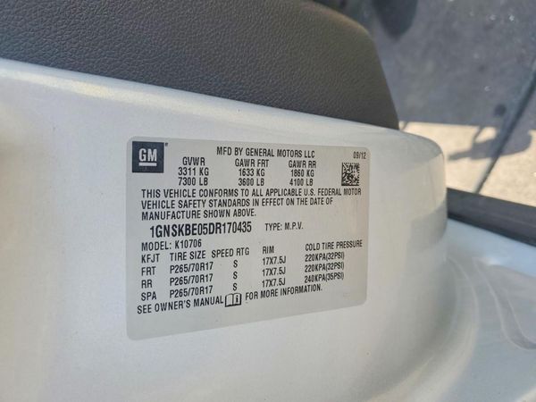 2013 CHEVROLET TAHOE LT — VINS