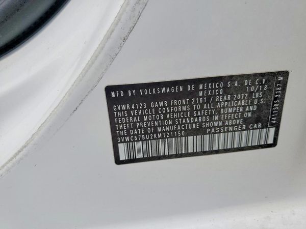 2019 VOLKSWAGEN JETTA