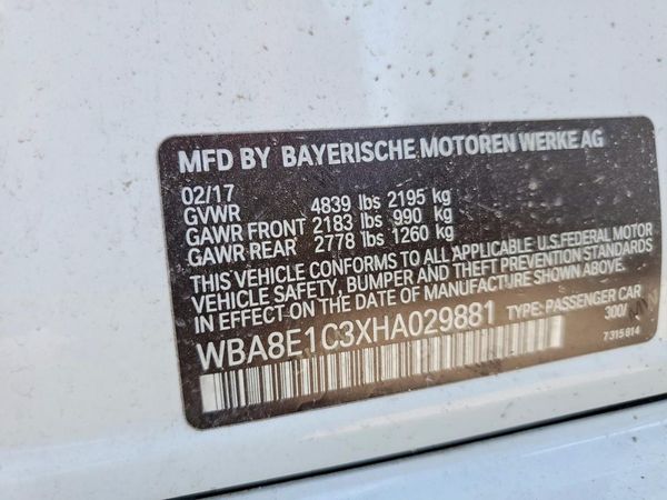 2017 BMW 330E