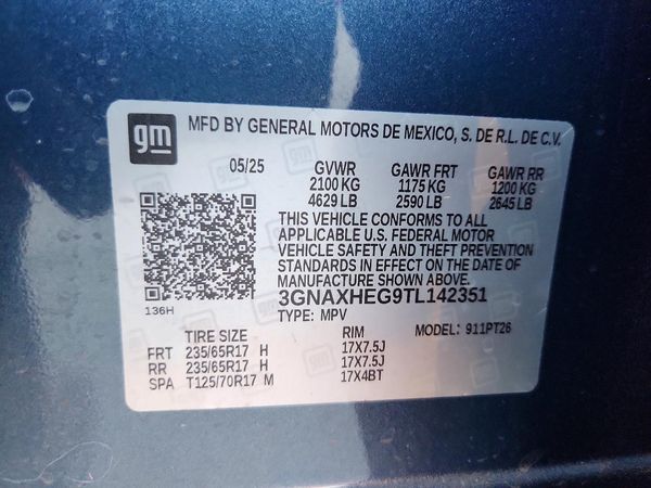 2026 CHEVROLET EQUINOX 1LT