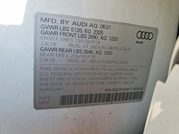 2021 AUDI Q3